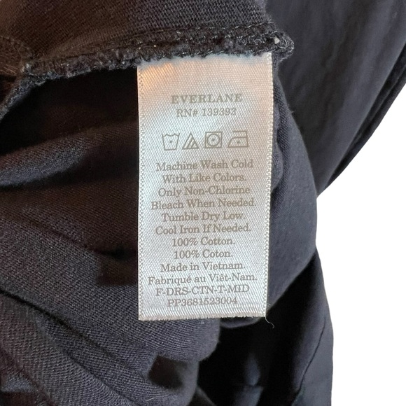 EVERLANE The Long Weekend Pocket Tank T-Shirt Maxi Dress 100% Cotton, XS - Picture 8 of 10